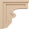 Ekena Millwork 6"W x 24"D x 24"H Thin Highland Rough Cedar Woodgrain TimberThane Corbel, Primed Tan CORUR06X24X24HLDRCPR - alternate 6